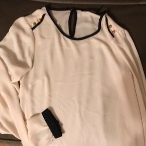 Cream blouse